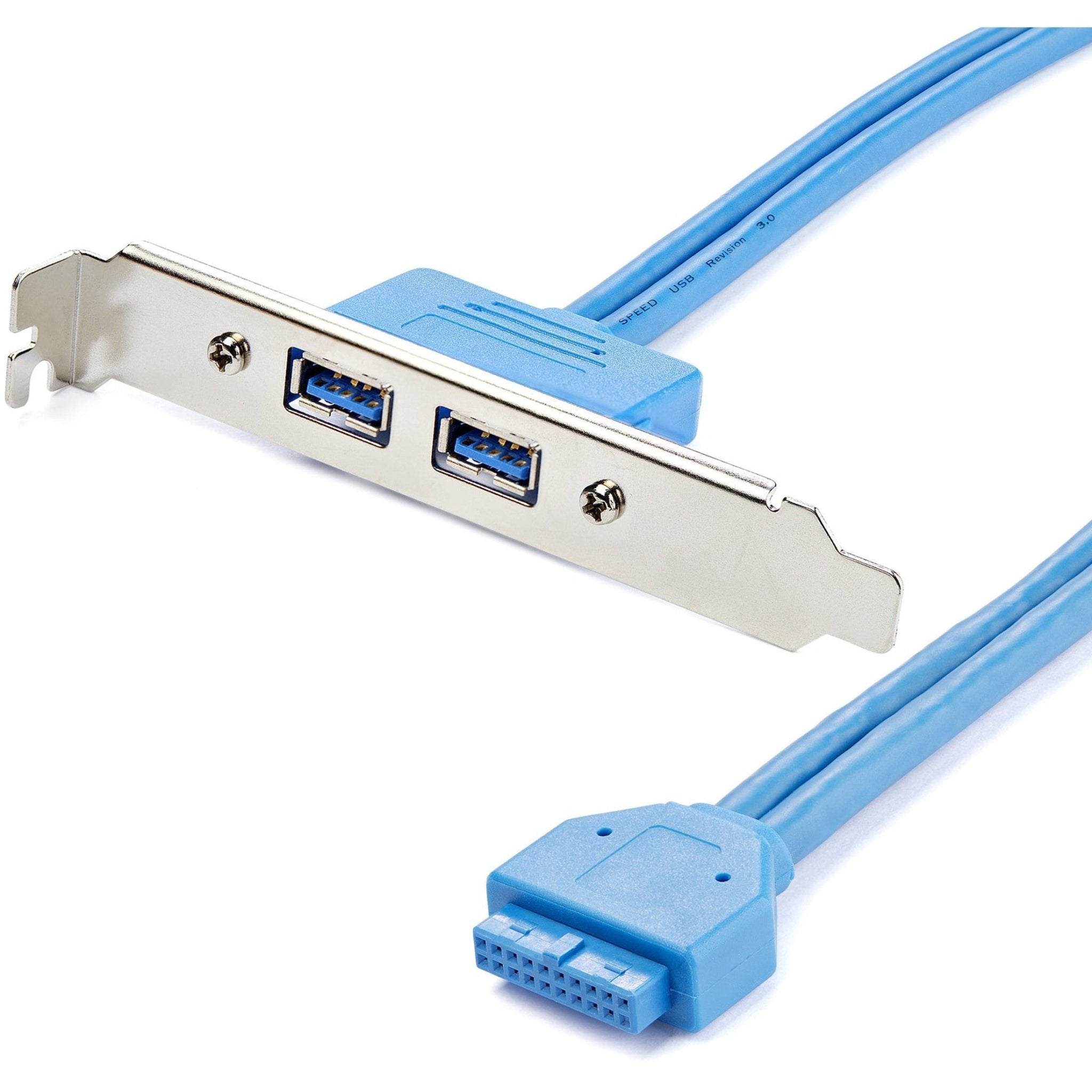StarTech.com 2 Port USB 3.0 (5Gbps) A Female Slot Plate Adapter - Soundz Store AUSTRALIA