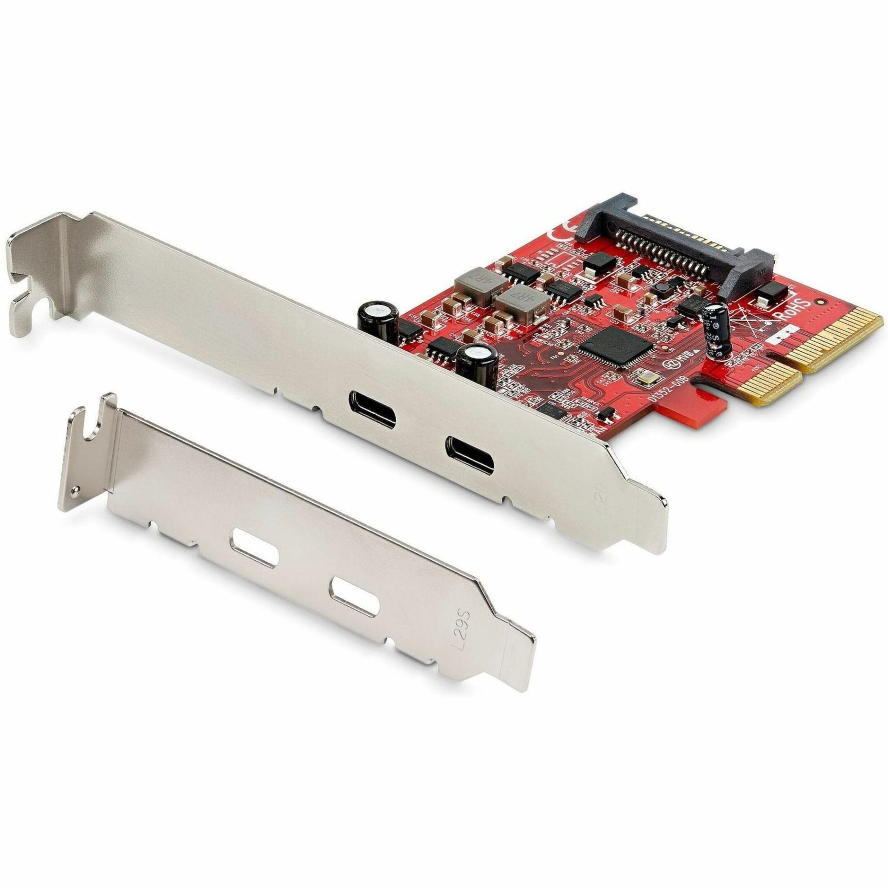 StarTech.com 2-Port USB 3.2 Gen 2 PCIe Card, USB-C 10Gbps PCI Express 3.0 x4 Controller, USB Type-C, Data Only, Windows/macOS/Linux, TAA - Soundz Store AUSTRALIA