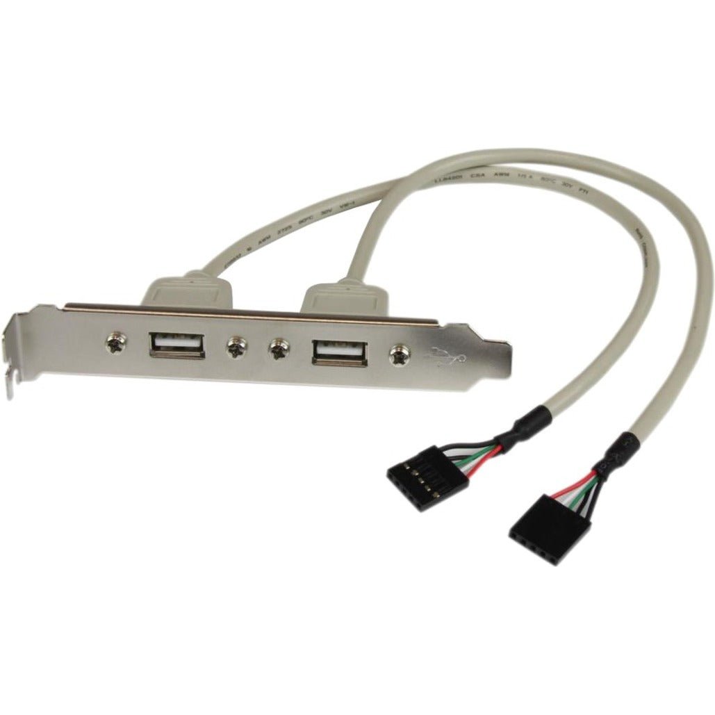 StarTech.com 2 Port USB A Female Slot Plate Adapter - Soundz Store AUSTRALIA