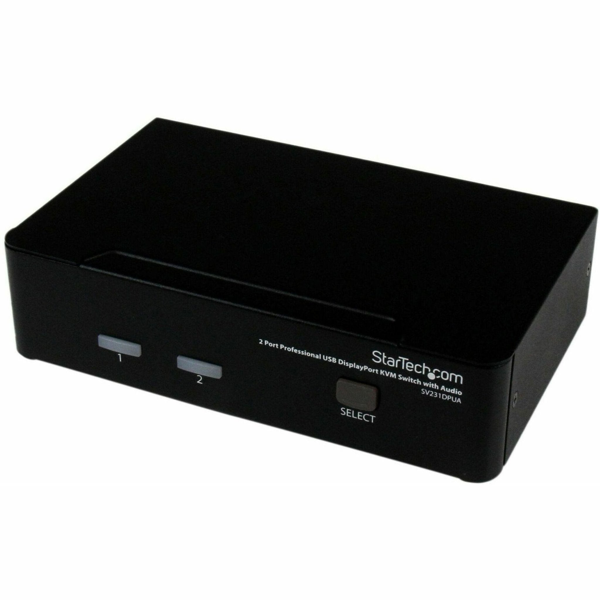 StarTech.com 2 Port USB DisplayPort KVM Switch with Audio - Soundz Store AUSTRALIA