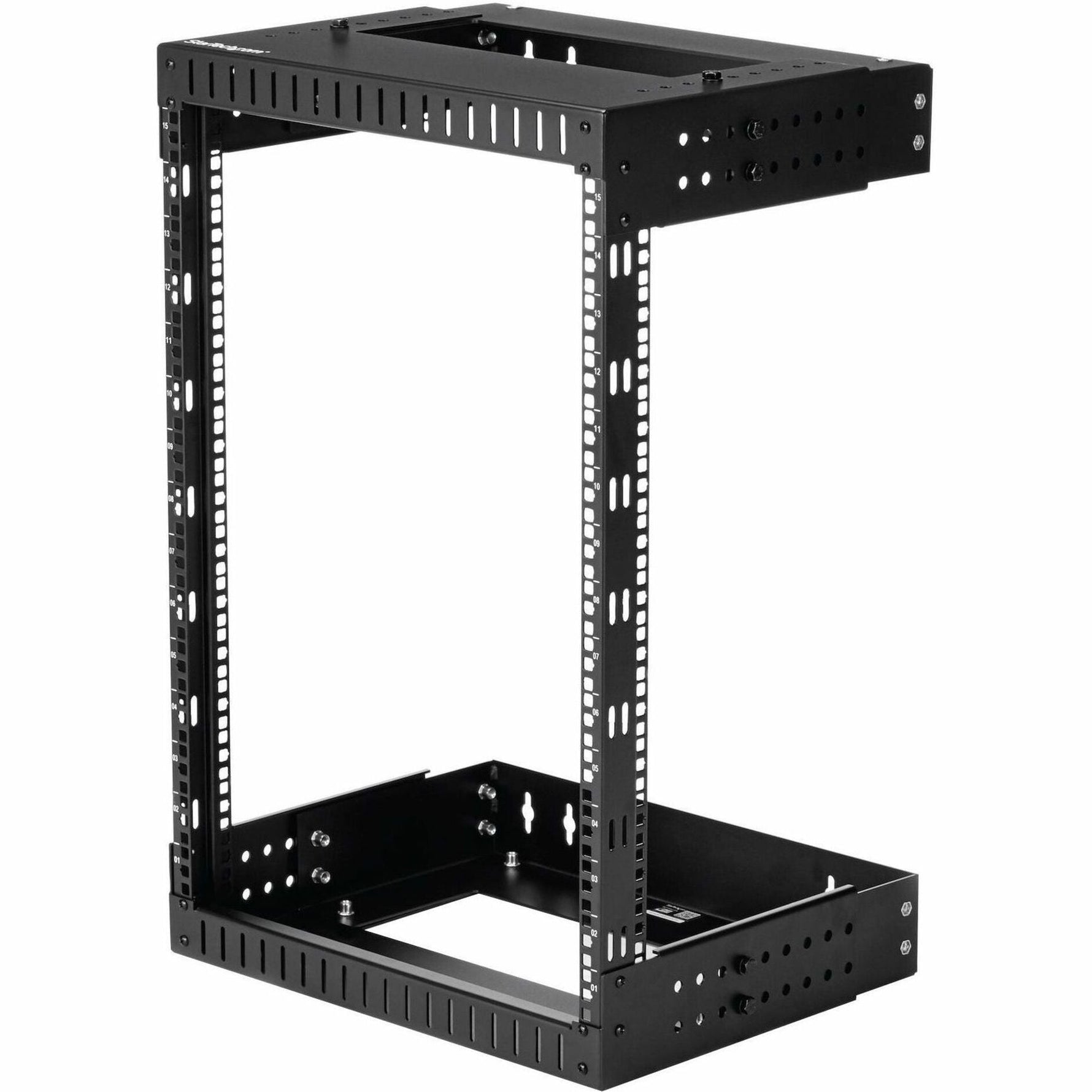 StarTech.com 2-Post 15U Heavy-Duty Wall Mount Network Rack, 19' Open Frame Server Rack with Adjustable Depth, Data Rack for IT Equipment~ - Soundz Store AUSTRALIA