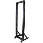 StarTech.com 2-Post 42U Mobile Open Frame Server Rack, Two Post 19in Network Rack with Casters, Rolling Open Rack for AV/Data/IT Equipment - Soundz Store AUSTRALIA
