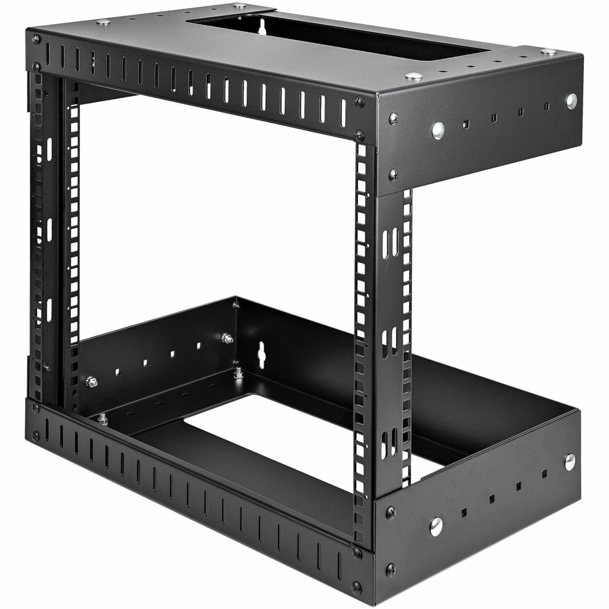 StarTech.com 2-Post 8U Heavy-Duty Wall Mount Network Rack, 19' Open Frame Server Rack with Adjustable Depth, Data Rack for IT Equipment~ - Soundz Store AUSTRALIA