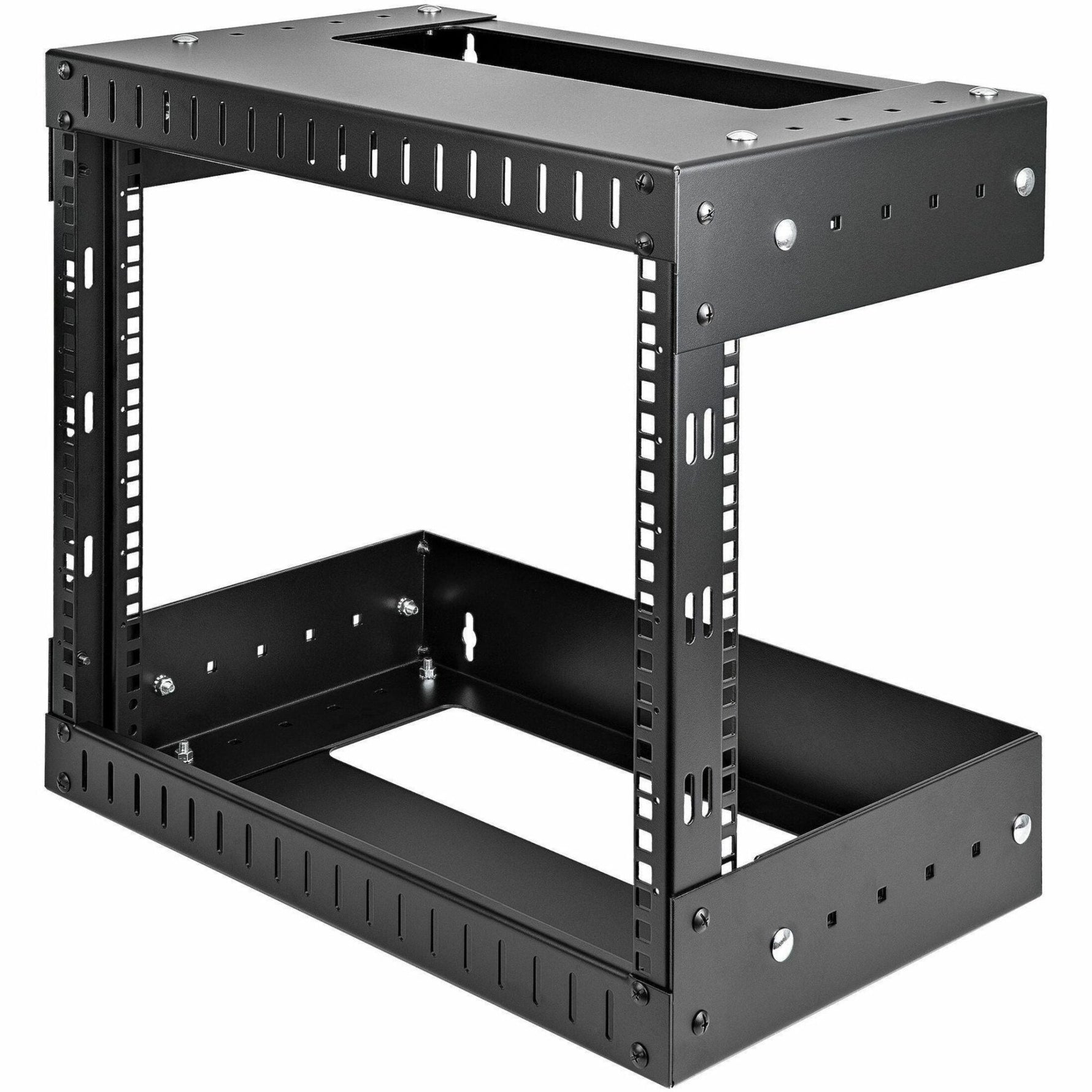 StarTech.com 2-Post 8U Heavy-Duty Wall Mount Network Rack, 19' Open Frame Server Rack with Adjustable Depth, Data Rack for IT Equipment~ - Soundz Store AUSTRALIA