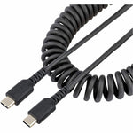 StarTech.com 20in (50cm) USB C Charging Cable, Coiled Heavy Duty Fast Charge & Sync USB-C Cable, High Quality USB 2.0 Type-C Cable, Black - Soundz Store AUSTRALIA