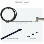 StarTech.com 25-Pack Universal Laptop Lock 6.6ft, Serialized Combo Security Cable For Notebook, Compatible w/Noble Wedge&reg;/Nano/K-Slot - Soundz Store AUSTRALIA