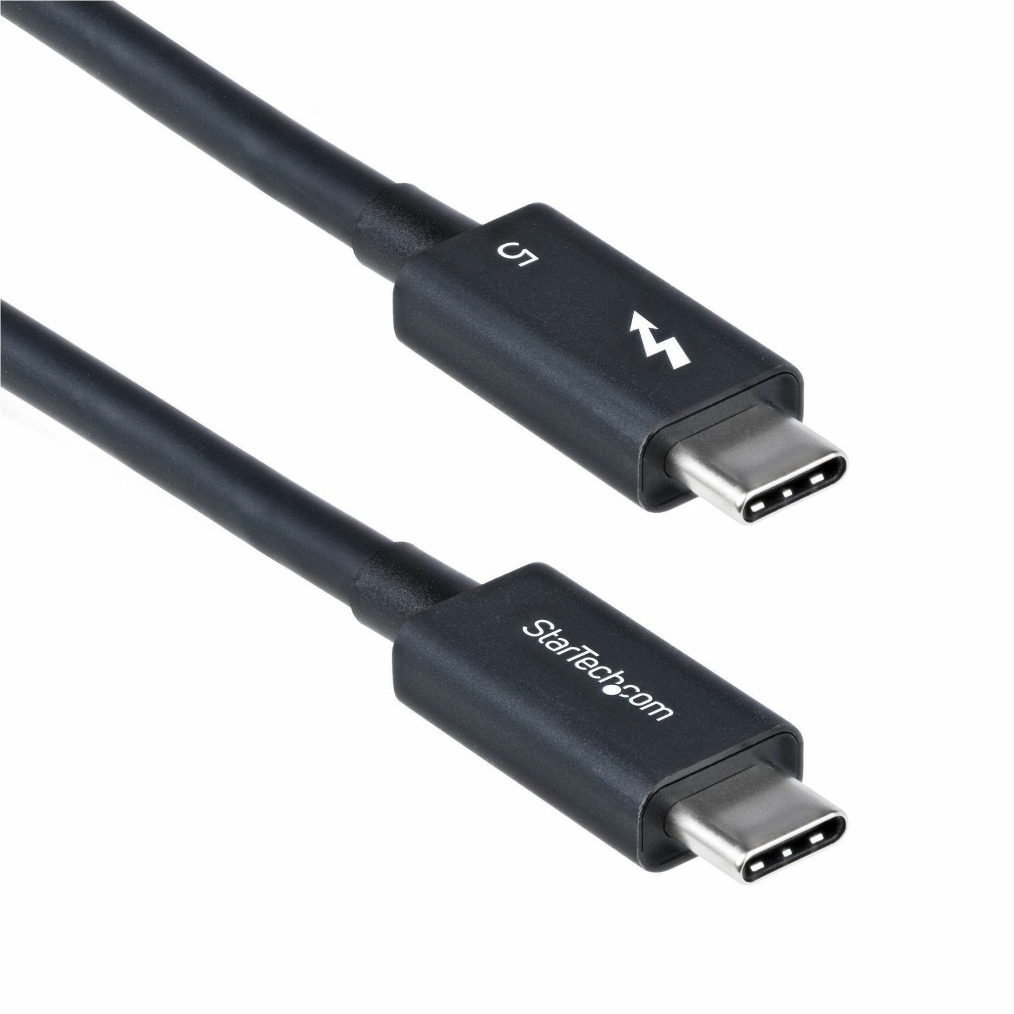 StarTech.com 2.6ft (80cm) Thunderbolt 5 Cable, 80Gbps/120Gbps, 240W PD, 8K 60Hz, Certified Thunderbolt Cable, Compatible w/TB4/USB-C - Soundz Store AUSTRALIA