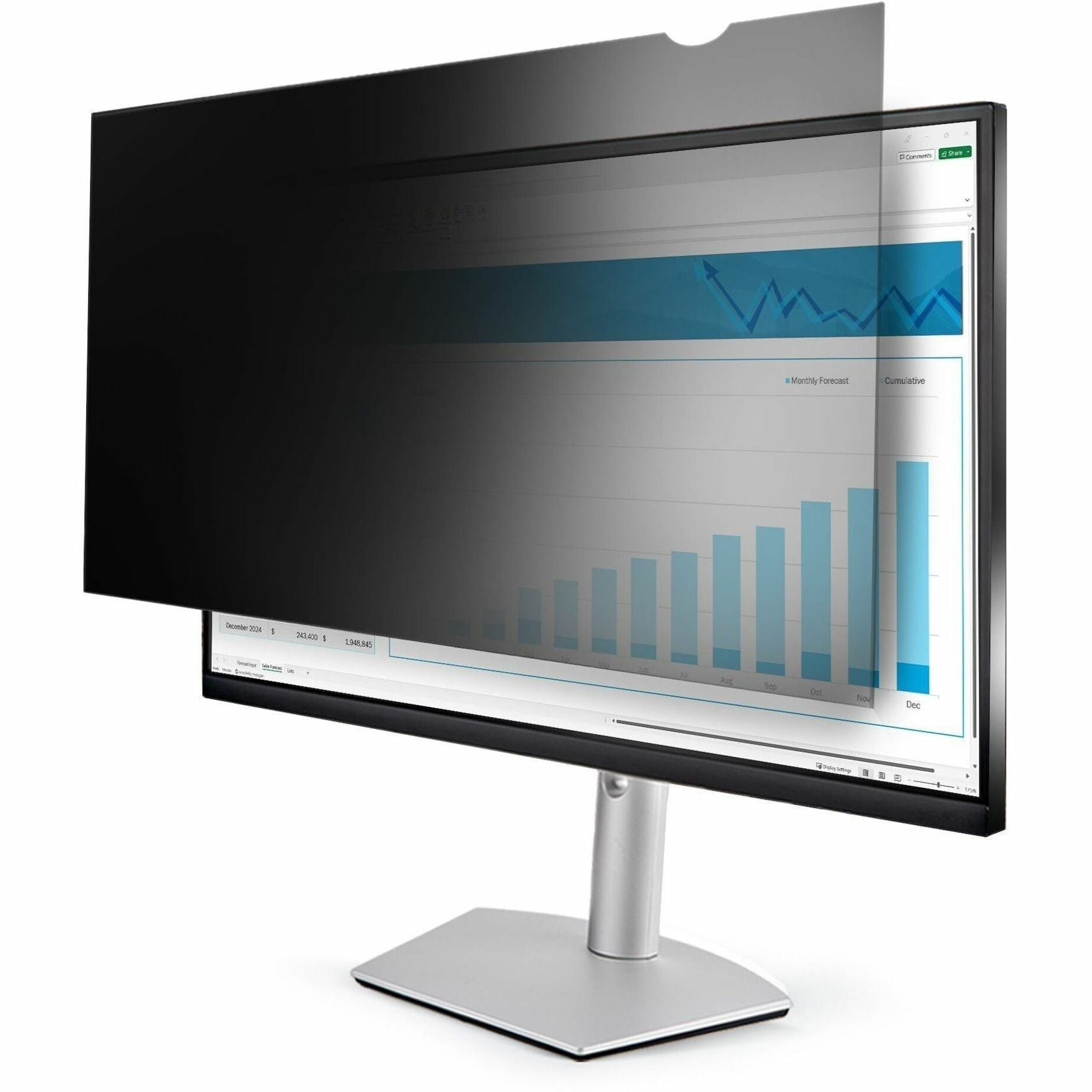 StarTech.com 28-inch 16:9 Computer Monitor Privacy Filter, Anti-Glare Privacy Screen w/51% Blue Light Reduction, +/- 30 deg. View Angle - Soundz Store AUSTRALIA