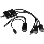 StarTech.com 2m 6 ft HDMI, DisplayPort or Mini DisplayPort to HDMI Converter Cable - HDMI, DP or Mini DP to HDMI Adapter - Soundz Store AUSTRALIA