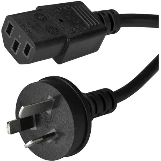 StarTech.com 2m 6 ft Power Supply Cord - AS/NZS 3112 to C13 - Computer Power Cord - Monitor Power Cord - Computer Monitor Cable - Soundz Store AUSTRALIA