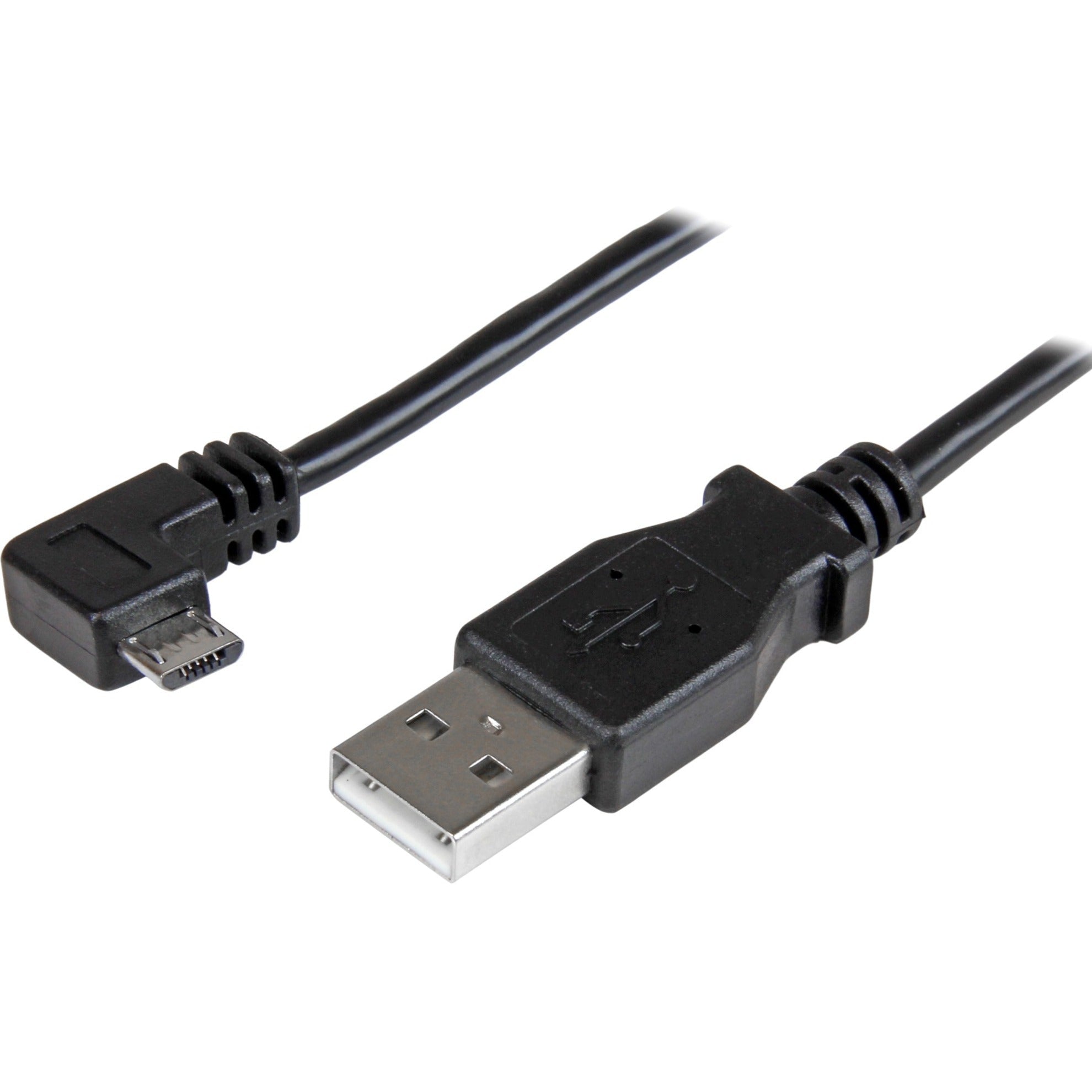 StarTech.com 2m 6 ft Right Angle Micro-USB Charge and Sync Cable M/M - USB 2.0 A to Micro USB - 24 AWG - Soundz Store AUSTRALIA