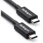 StarTech.com 2m (6.6ft) Thunderbolt 3 Cable, 20Gbps, 100W PD, 4K Video, Thunderbolt-Certified, Compatible w/ TB4/USB 3.2/DisplayPort - Soundz Store AUSTRALIA