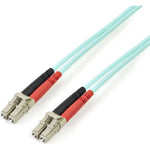 StarTech.com 2m (6ft) LC/UPC to LC/UPC OM3 Multimode Fiber Optic Cable, Full Duplex 50/125 Zipcord, 100G, LSZH Fiber Jumper Cord - Soundz Store AUSTRALIA