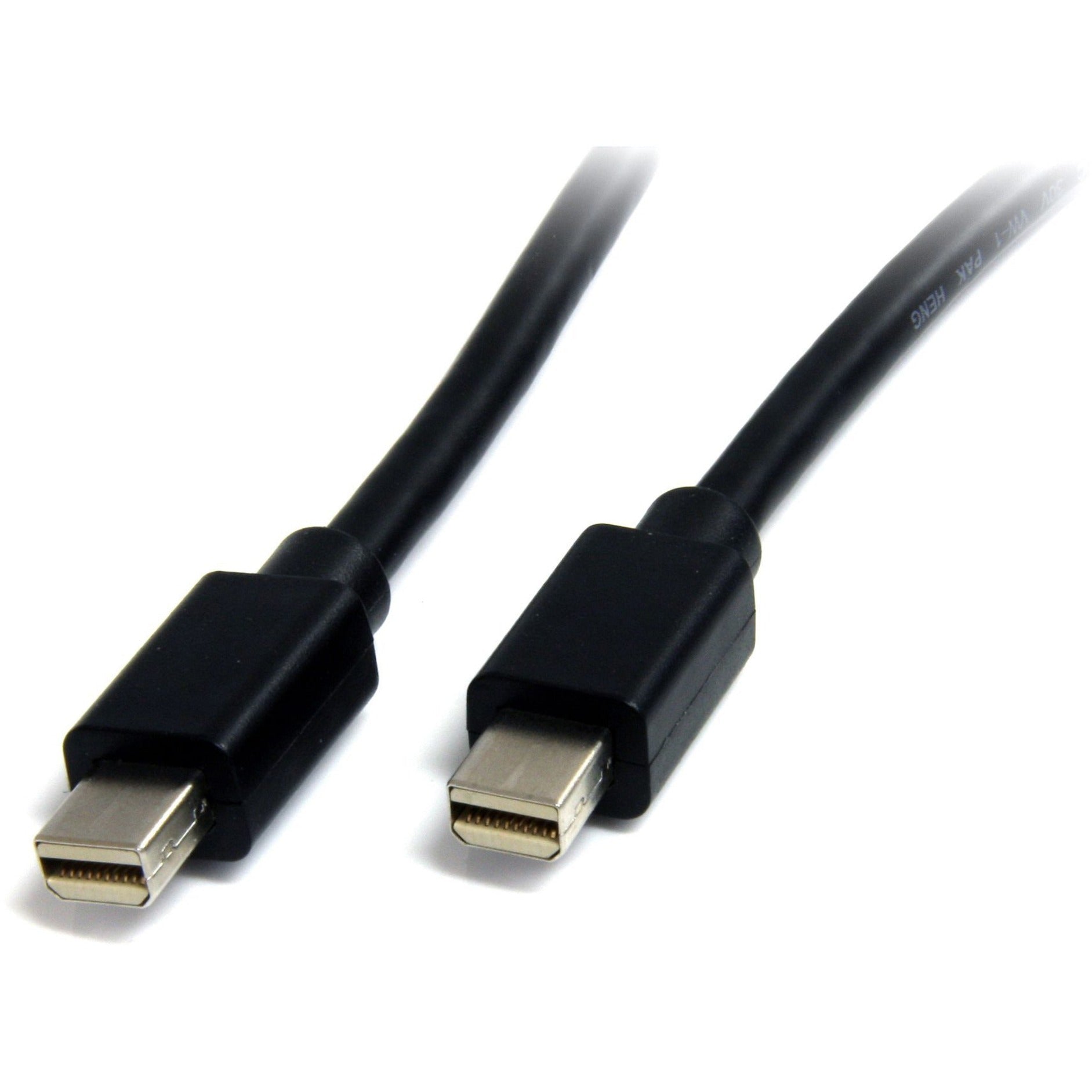StarTech.com 2m (6ft) Mini DisplayPort Cable, 4K x 2K Ultra HD Video, Mini DisplayPort 1.2 Cable, Mini DP Cable for Monitor, mDP Cord, M/M - Soundz Store AUSTRALIA