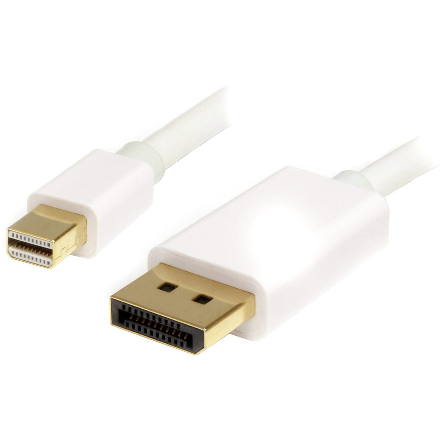StarTech.com 2m (6ft) Mini DisplayPort to DisplayPort 1.2 Cable, 4K x 2K mDP to DisplayPort Adapter Cable, Mini DP to DP Cable for Monitor - Soundz Store AUSTRALIA