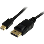 StarTech.com 2m (6ft) Mini DisplayPort to DisplayPort 1.2 Cable, 4K x 2K mDP to DisplayPort Adapter Cable, Mini DP to DP Cable for Monitor - Soundz Store AUSTRALIA