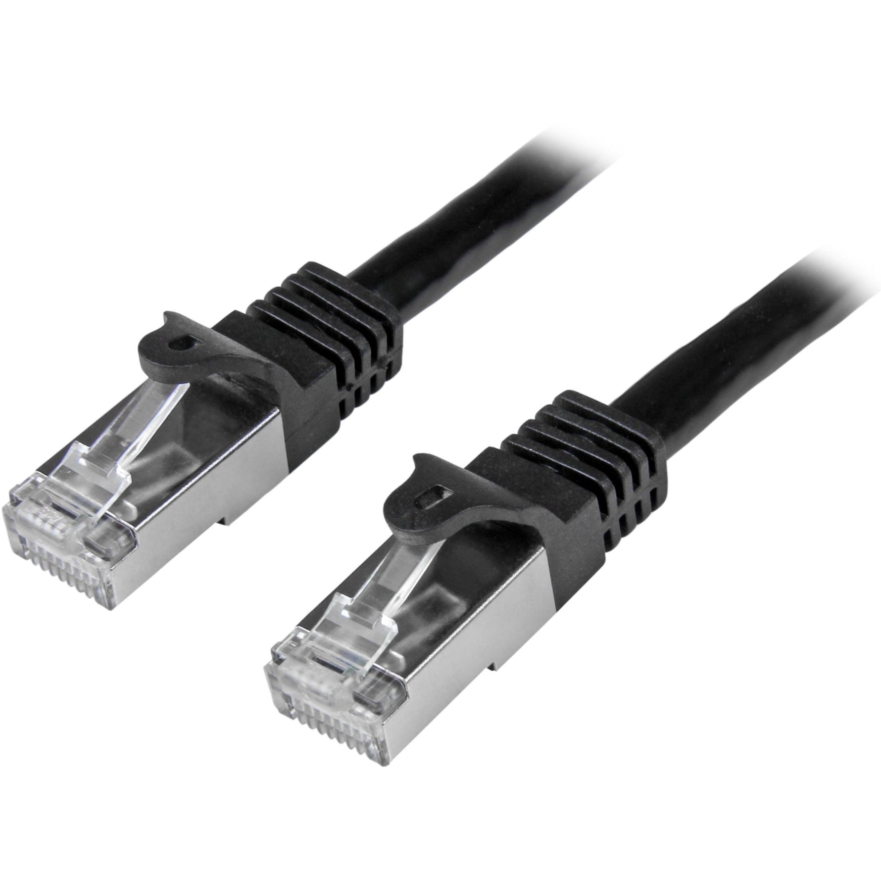 StarTech.com 2m Cat6 Patch Cable - Shielded (SFTP) Snagless Gigabit Network Patch Cable - Black - Soundz Store AUSTRALIA