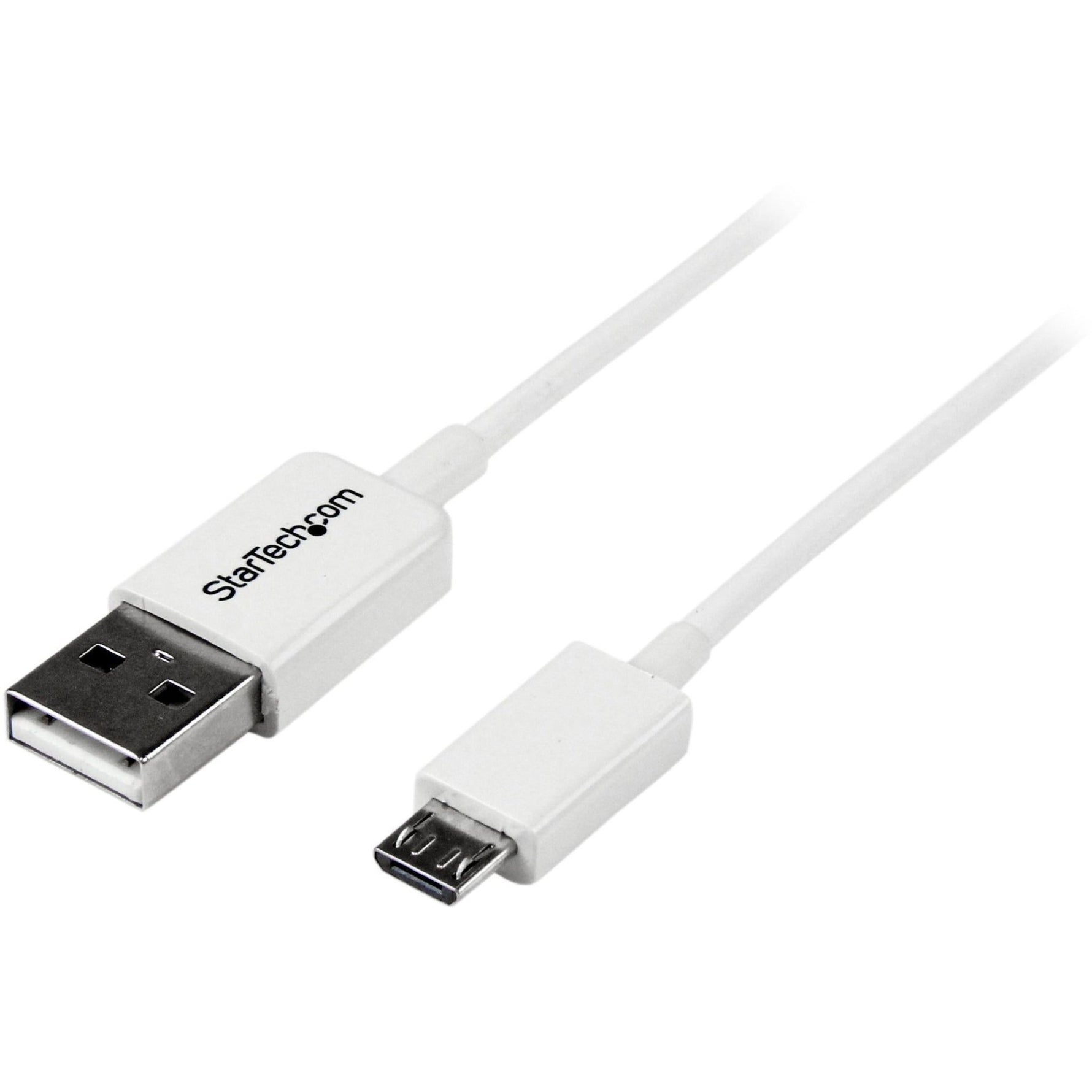 StarTech.com 2m White Micro USB Cable - A to Micro B - Soundz Store AUSTRALIA