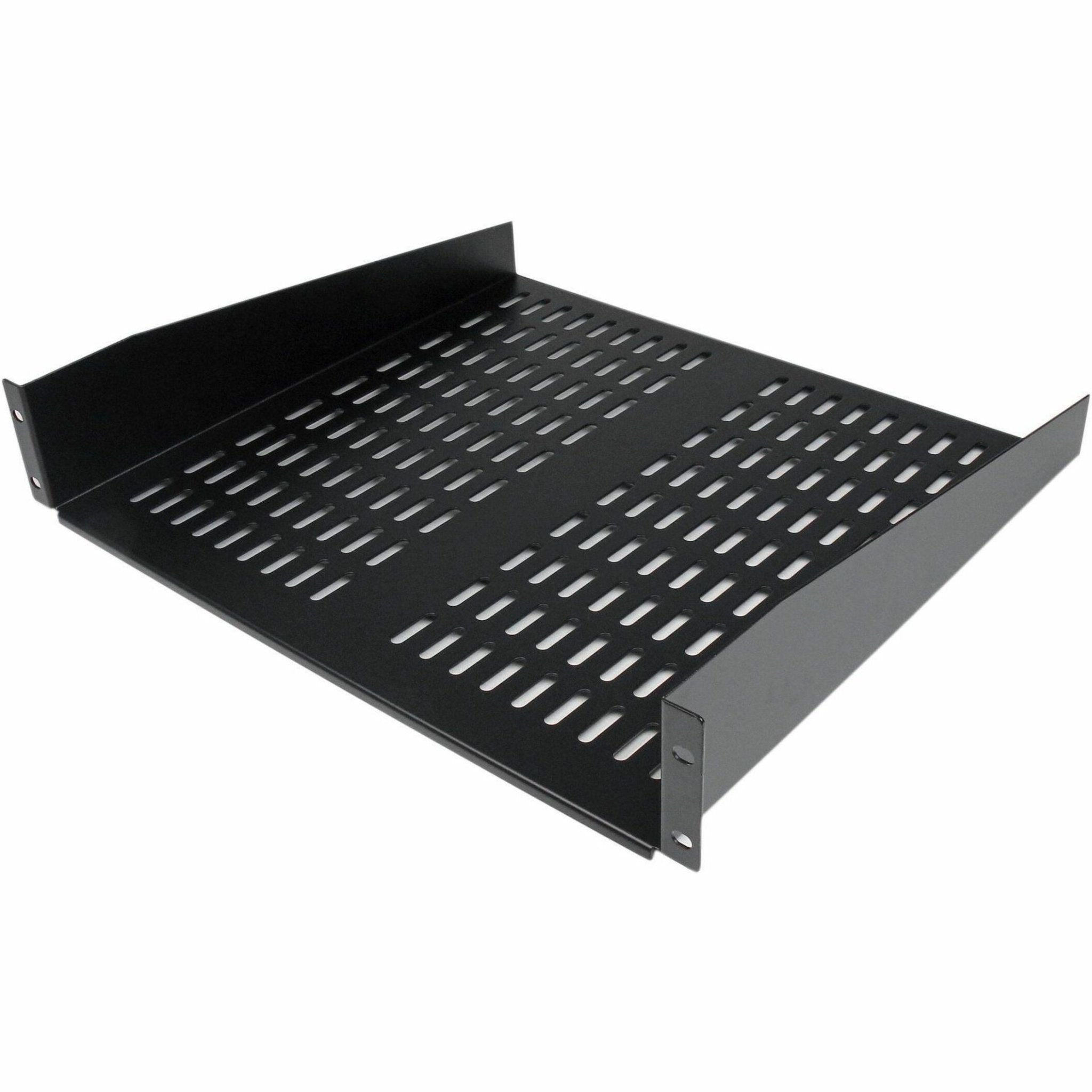 StarTech.com 2U 16in Universal Vented Rack Mount Cantilever Shelf - Fixed Server Rack Cabinet Shelf - 50lbs / 23kg - Soundz Store AUSTRALIA