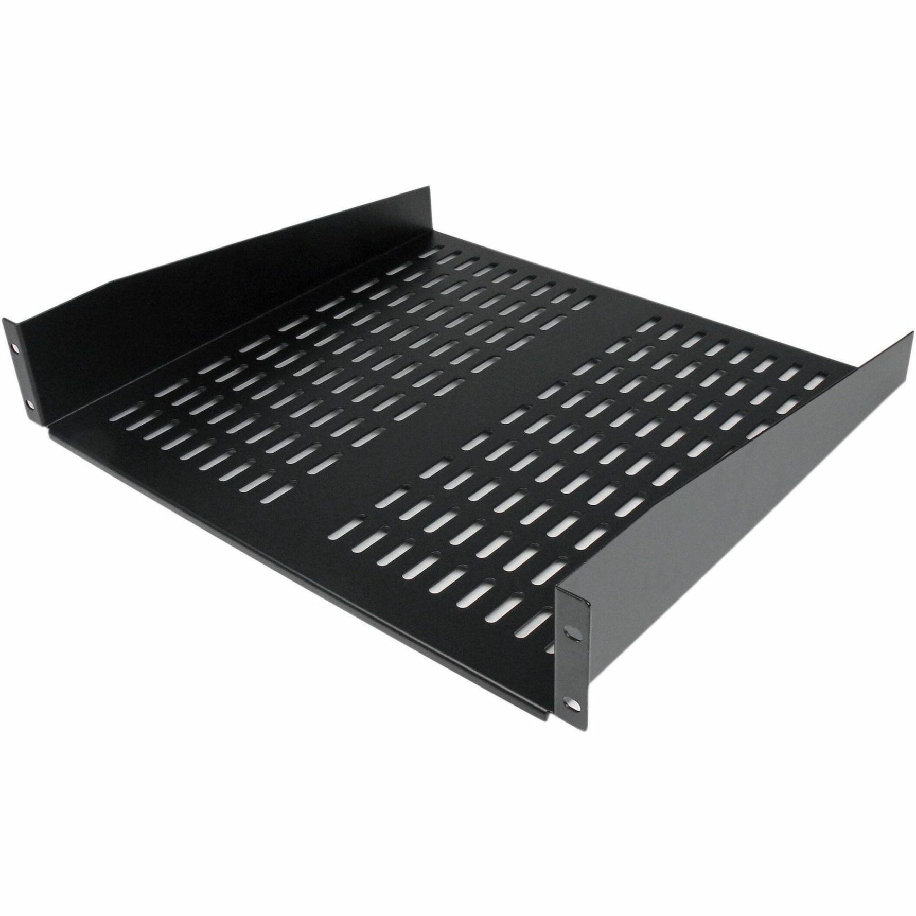 StarTech.com 2U 16in Universal Vented Rack Mount Cantilever Shelf - Fixed Server Rack Cabinet Shelf - 50lbs / 23kg - Soundz Store AUSTRALIA