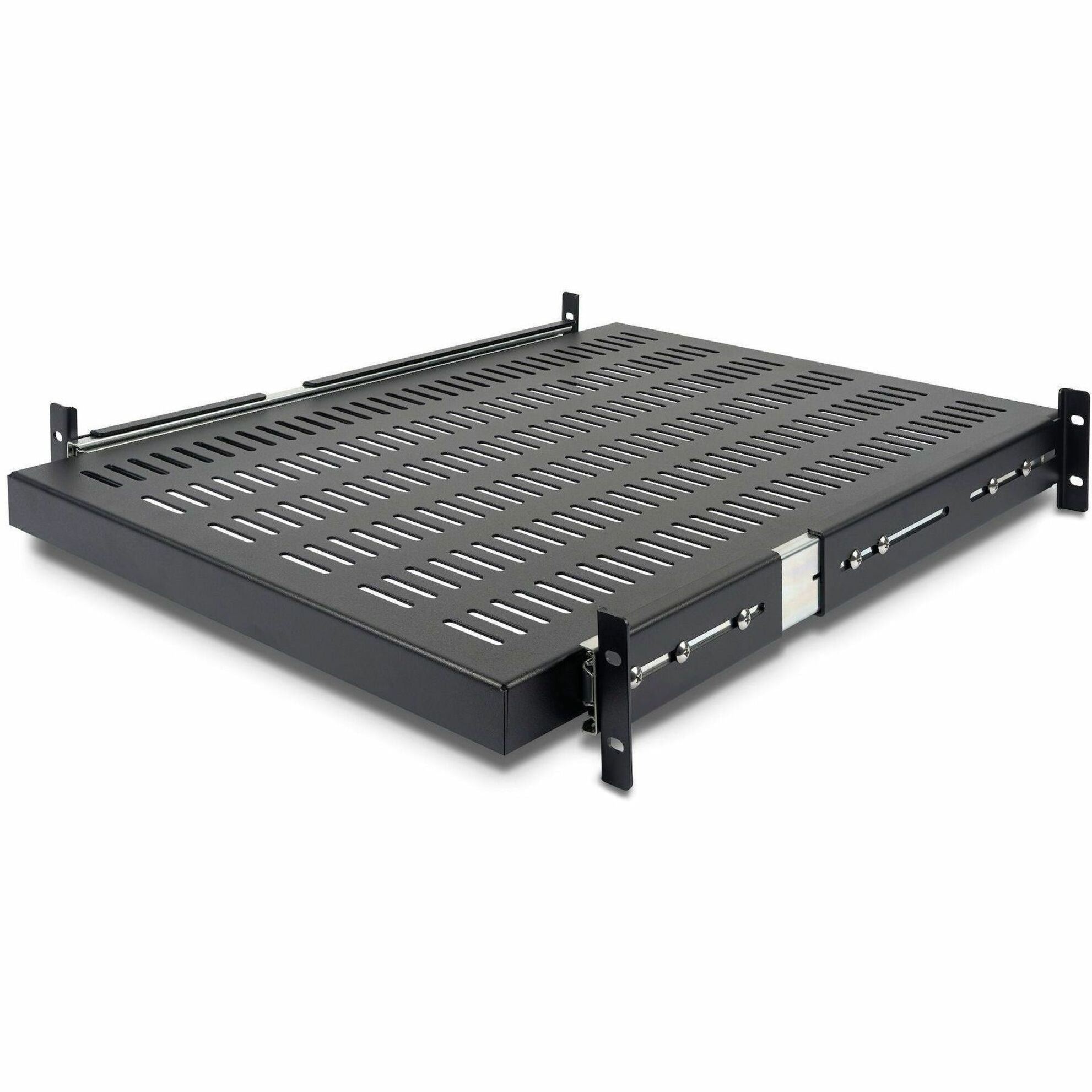StarTech.com 2U 20 to 30in Adjustable Mounting Depth Vented Sliding Rack Mount Shelf - 50lbs / 22.7kg - 24in Deep - Soundz Store AUSTRALIA