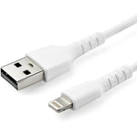 StarTech.com 3 foot/1m Durable White USB-A to Lightning Cable, Rugged Heavy Duty Charging/Sync Cable for Apple iPhone/iPad MFi Certified - Soundz Store AUSTRALIA