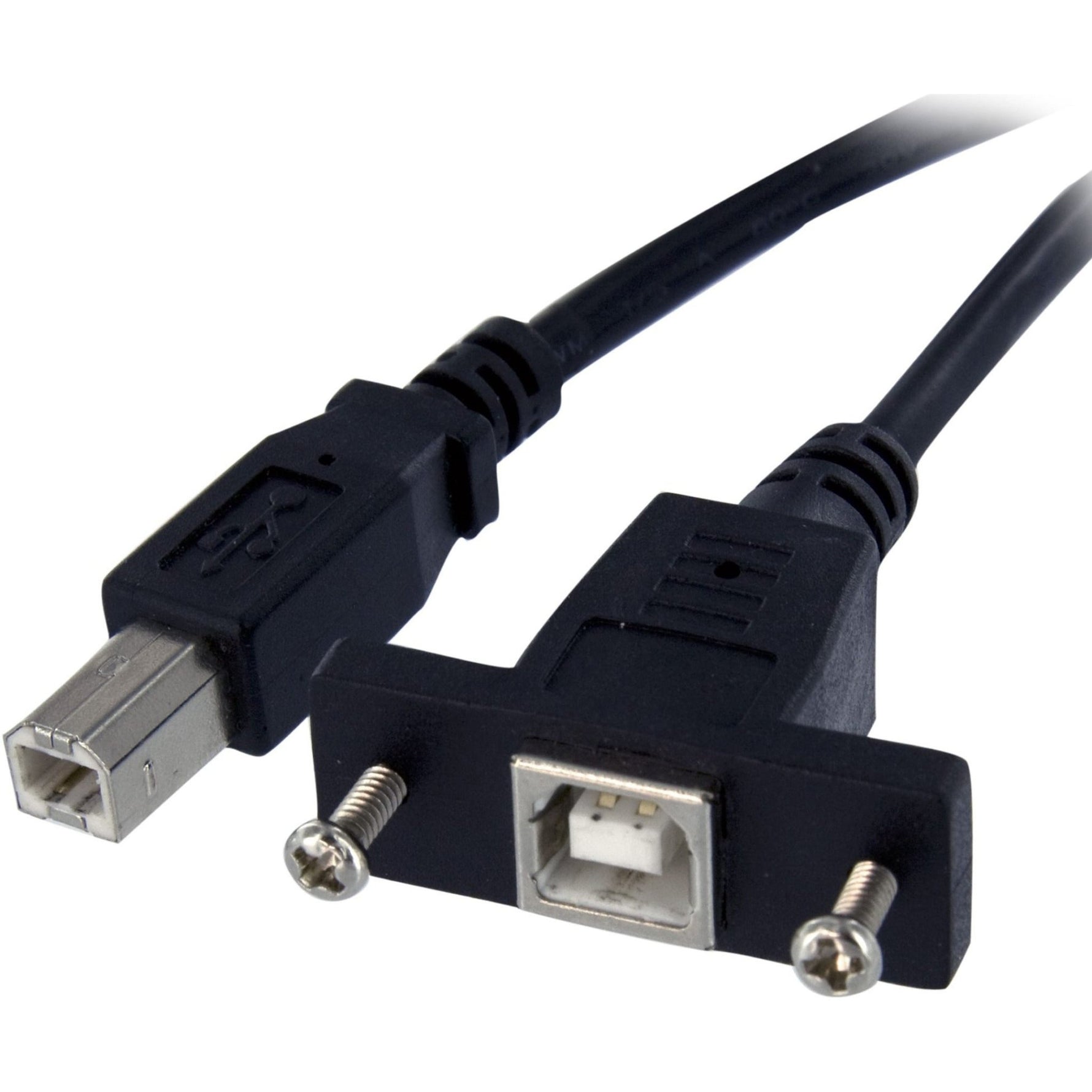 StarTech.com 3 ft Panel Mount USB Cable B to B - F/M - Soundz Store AUSTRALIA