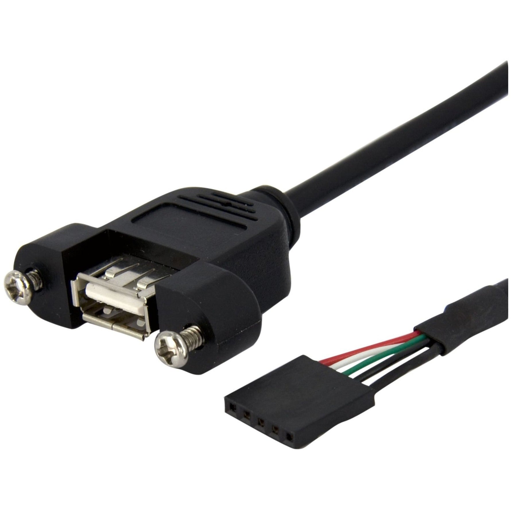 StarTech.com 3 ft Panel Mount USB Cable - USB A to Motherboard Header Cable F/F - Soundz Store AUSTRALIA