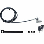 StarTech.com 3-in-1 Universal Laptop Lock 6.6ft, Master Keyed Locking Cable, Security Cable, Compatible w/Noble Wedge&reg;/Nano/K-Slot - Soundz Store AUSTRALIA