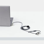 StarTech.com 3-in-1 Universal Laptop Lock 6.6ft, Master Keyed Locking Cable, Security Cable, Compatible w/Noble Wedge&reg;/Nano/K-Slot - Soundz Store AUSTRALIA