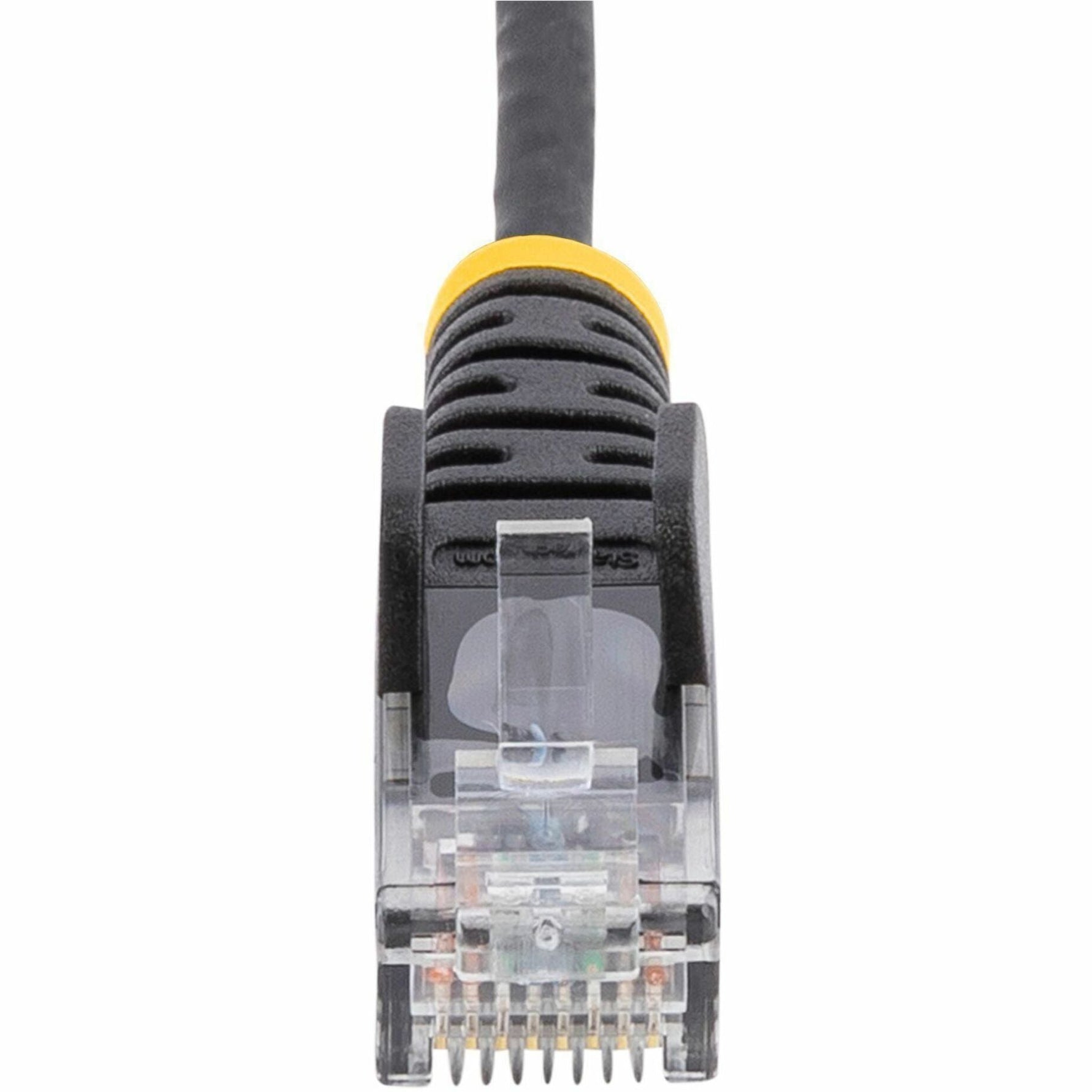 StarTech.com 3 m CAT6 Cable - Slim CAT6 Patch Cord - Black - Snagless RJ45 Connectors - Gigabit Ethernet Cable - 28 AWG (N6PAT300CMBKS) - Soundz Store AUSTRALIA