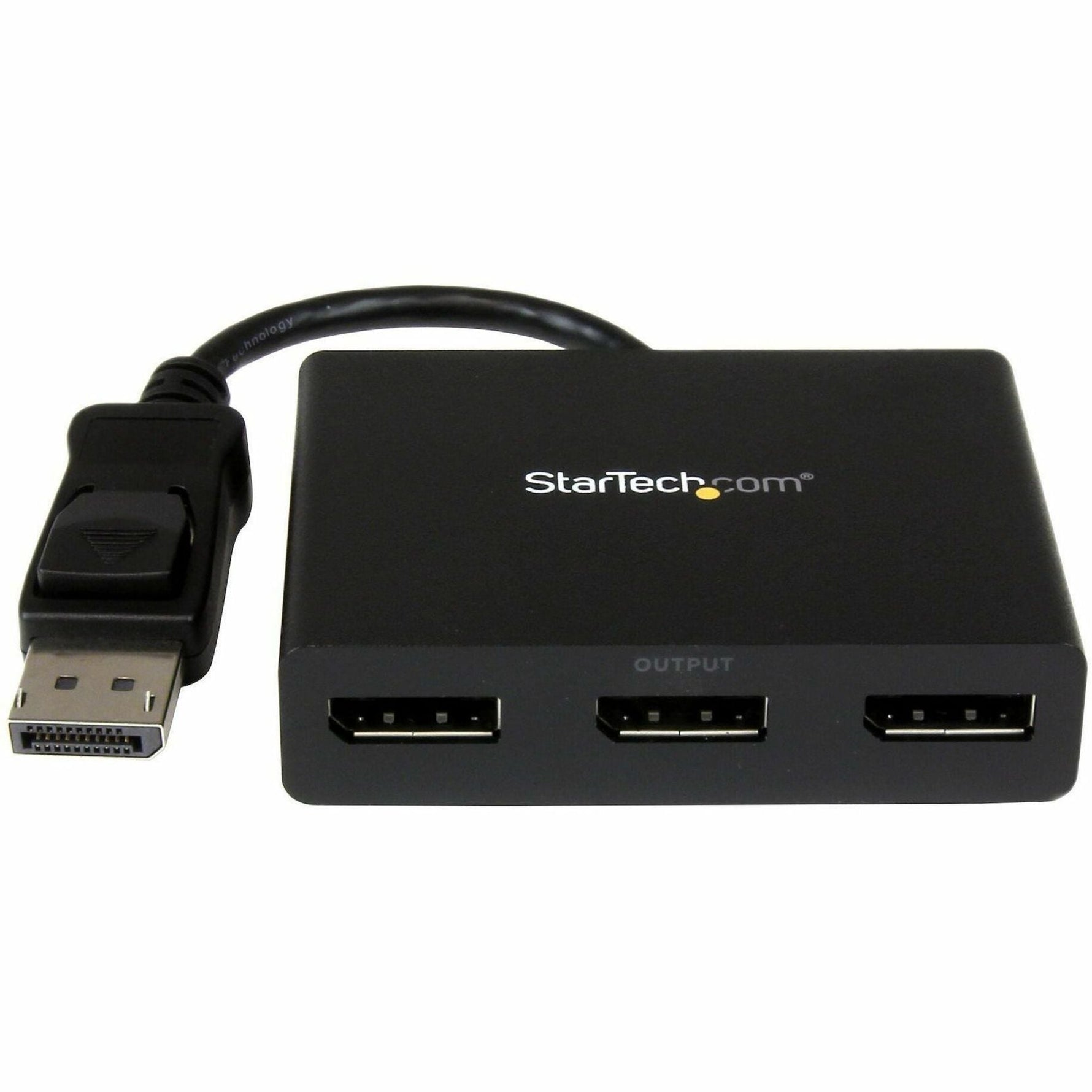 StarTech.com 3-Port DisplayPort 1.2 Splitter, DisplayPort to 3x DP Multi-Monitor Adapter, Dual 4K 30Hz and 1080p Computer MST Hub, Windows~3-Port Multi Monitor Adapter, DisplayPort 1.2 MST Hub, Dual 4K, 1x 1080p, Video Splitter for Extended Desktop Mode, - Soundz Store AUSTRALIA