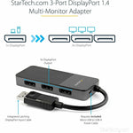 StarTech.com 3-Port DisplayPort 1.4 Splitter, DisplayPort to 3x DP Multi-Monitor Adapter, Triple 4K Computer MST Hub, Windows Only~3-Port Multi Monitor Adapter, DisplayPort 1.4 to Triple 4K DP Video Splitter or Dual 4K, DisplayPort MST Hub Display Adapter - Soundz Store AUSTRALIA