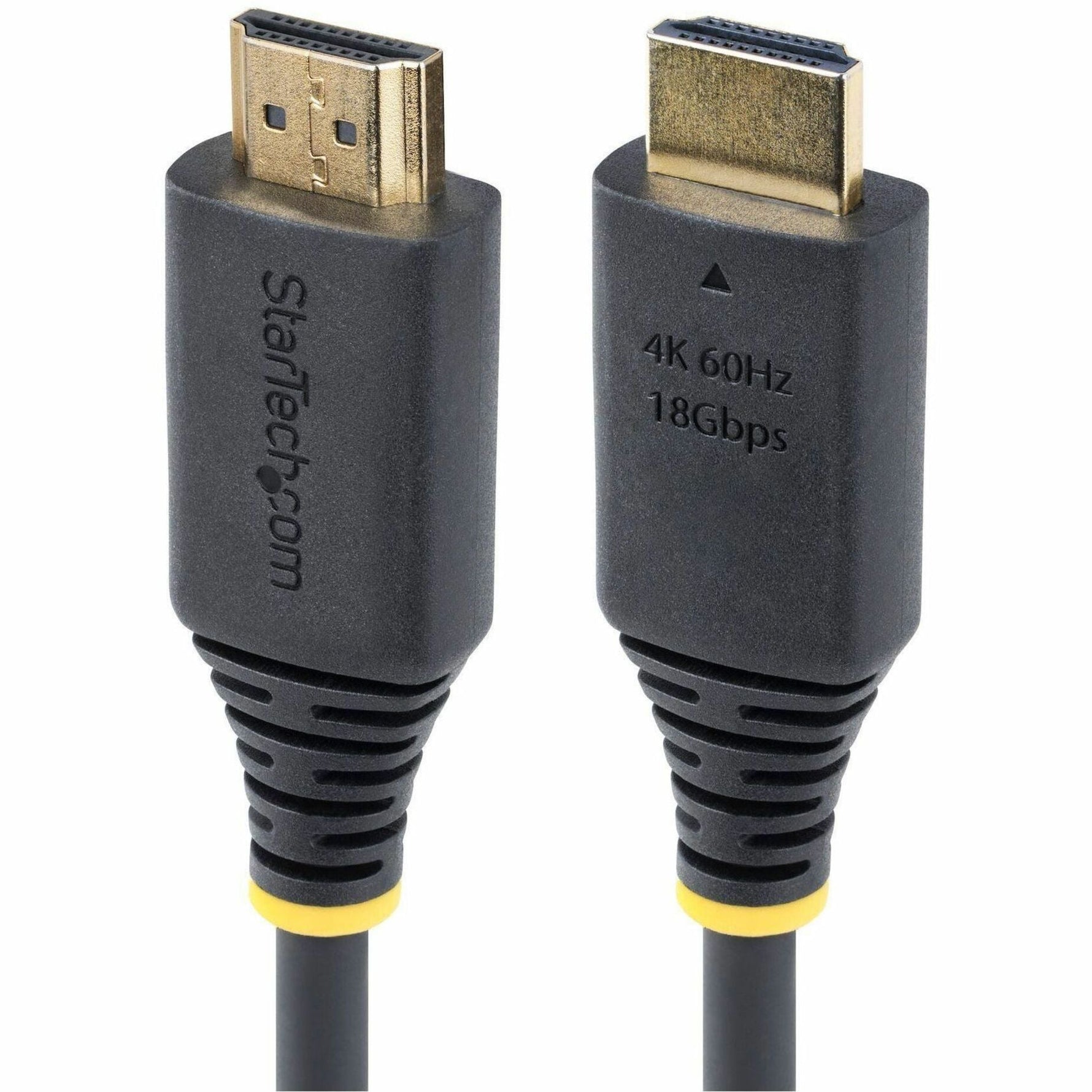 StarTech.com 30cm (1ft) High Speed HDMI Cable, 4K 60Hz/1440p 144Hz, 18Gbps, UHD HDMI 2.0 Cord, TPE Jacket - Soundz Store AUSTRALIA