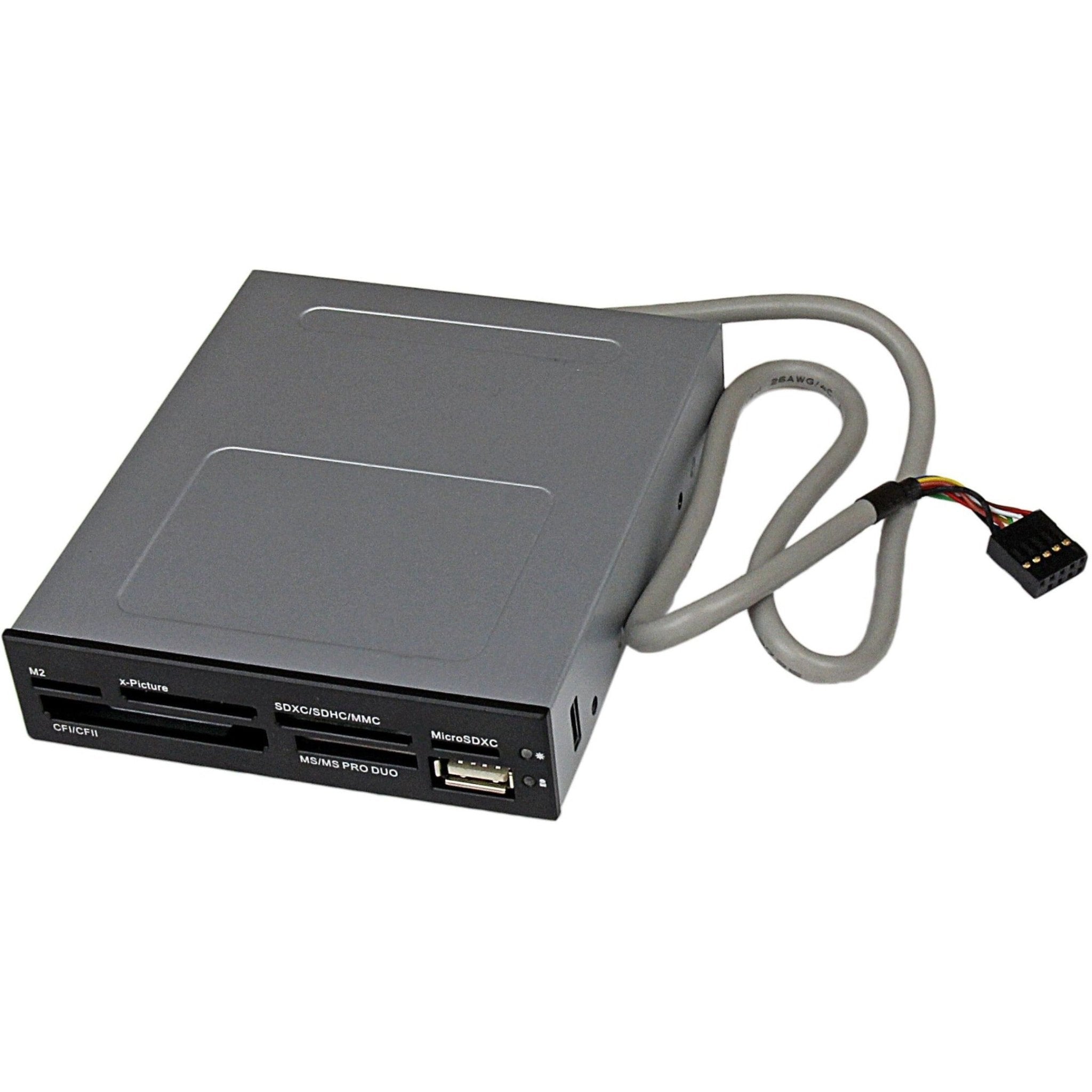 StarTech.com 3.5in Front Bay 22-in-1 USB 2.0 Internal Multi Media Memory Card Reader - Black - Soundz Store AUSTRALIA