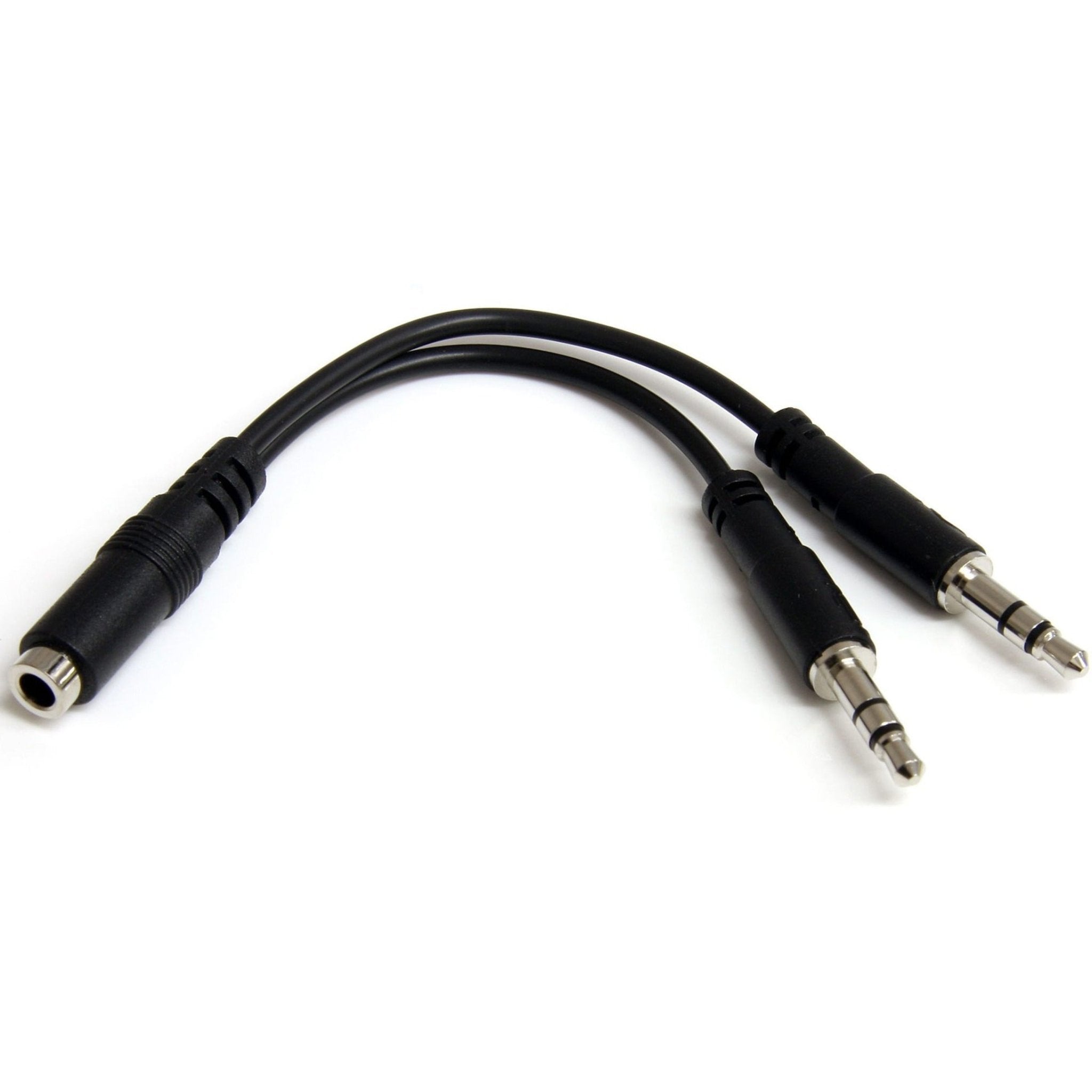 StarTech.com 3.5mm 4 Position to 2x 3 Position 3.5mm Headset Splitter Adapter - F/M - Soundz Store AUSTRALIA