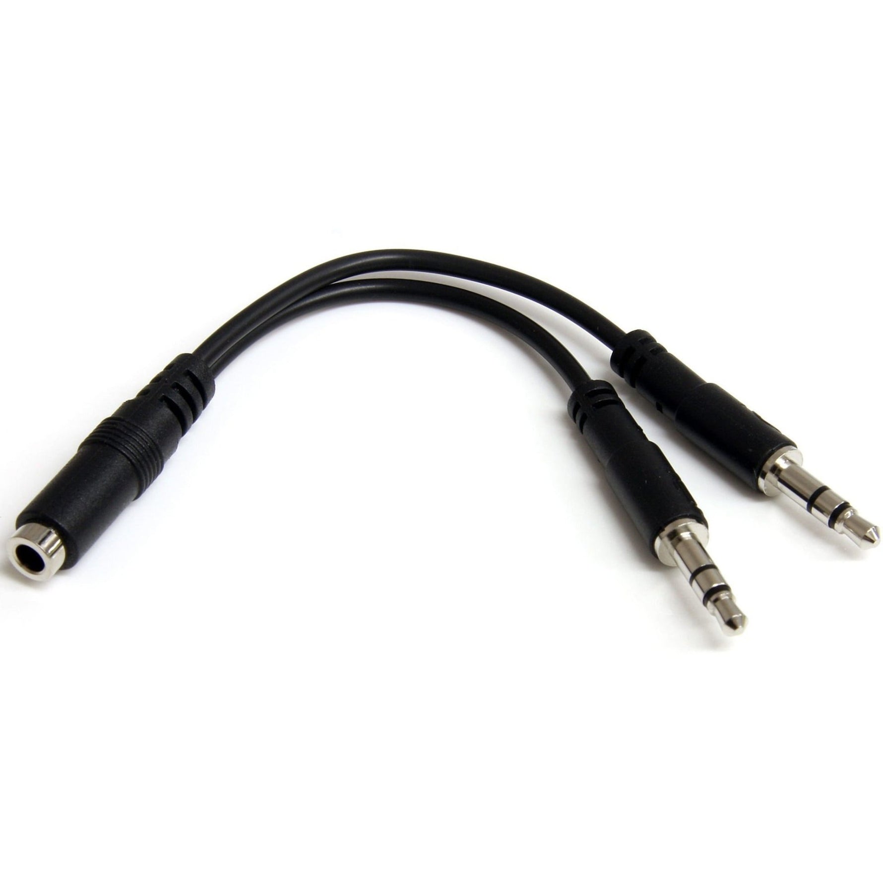 StarTech.com 3.5mm 4 Position to 2x 3 Position 3.5mm Headset Splitter Adapter - F/M - Soundz Store AUSTRALIA