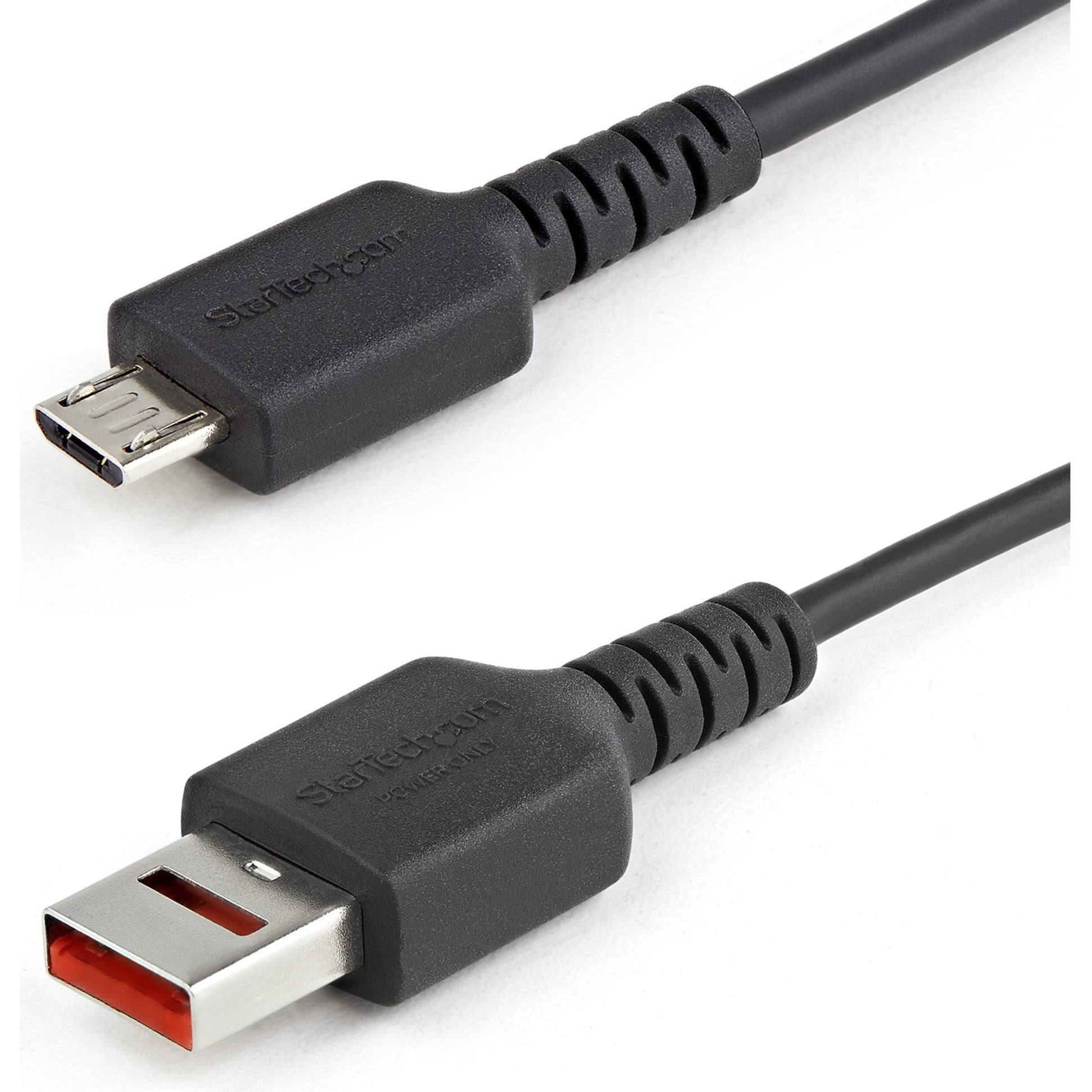 StarTech.com 3ft (1m) Secure Charging Cable, USB-A to Micro USB Data Blocker Charge-Only Cable, Charger Adapter Cable for Phone/Tablet - Soundz Store AUSTRALIA