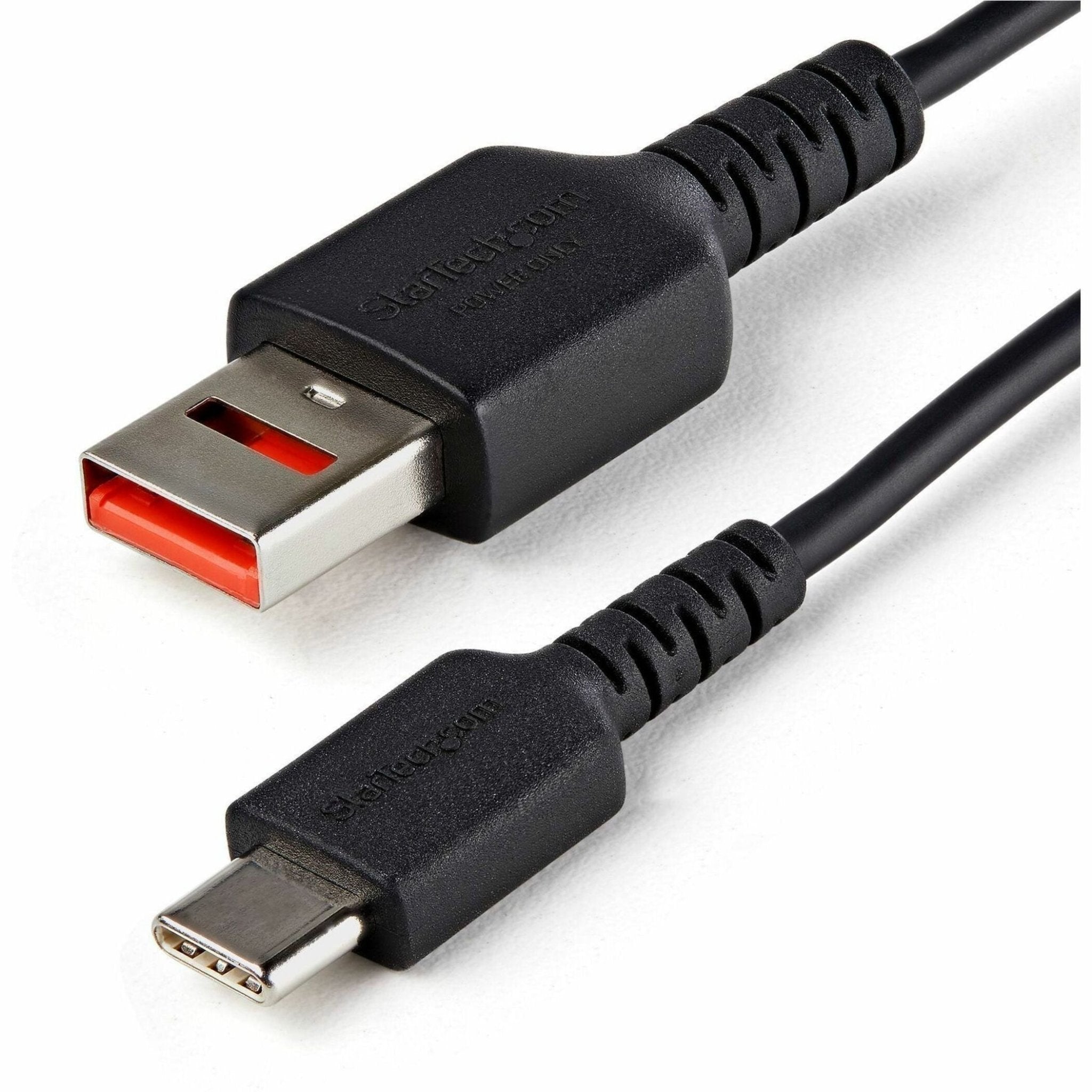 StarTech.com 3ft (1m) Secure Charging Cable, USB-A to USB-C Data Blocker Charge-Only Cable, Secure Charger Adapter Cable for Phone/Tablet~1m (3ft) Secure Charging Cable, USB-A to USB-C Data Blocker Charge-Only Cable - Soundz Store AUSTRALIA