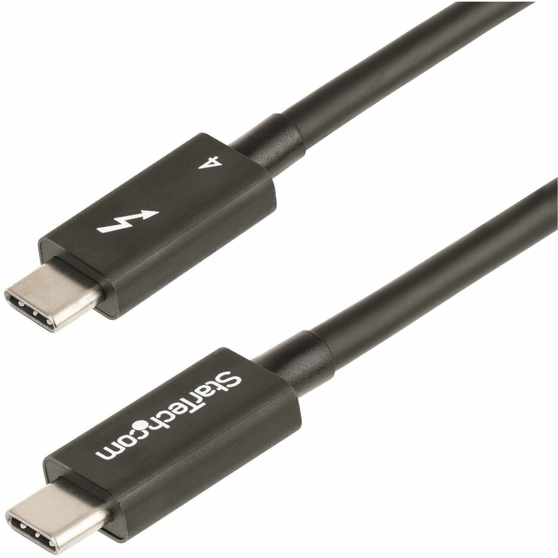 StarTech.com 3ft (1m) Thunderbolt 4 Cable, 40Gbps, 100W PD, 4K/8K Video, Intel-Certified, Compatible w/Thunderbolt 3/USB 3.2/DisplayPort - Soundz Store AUSTRALIA