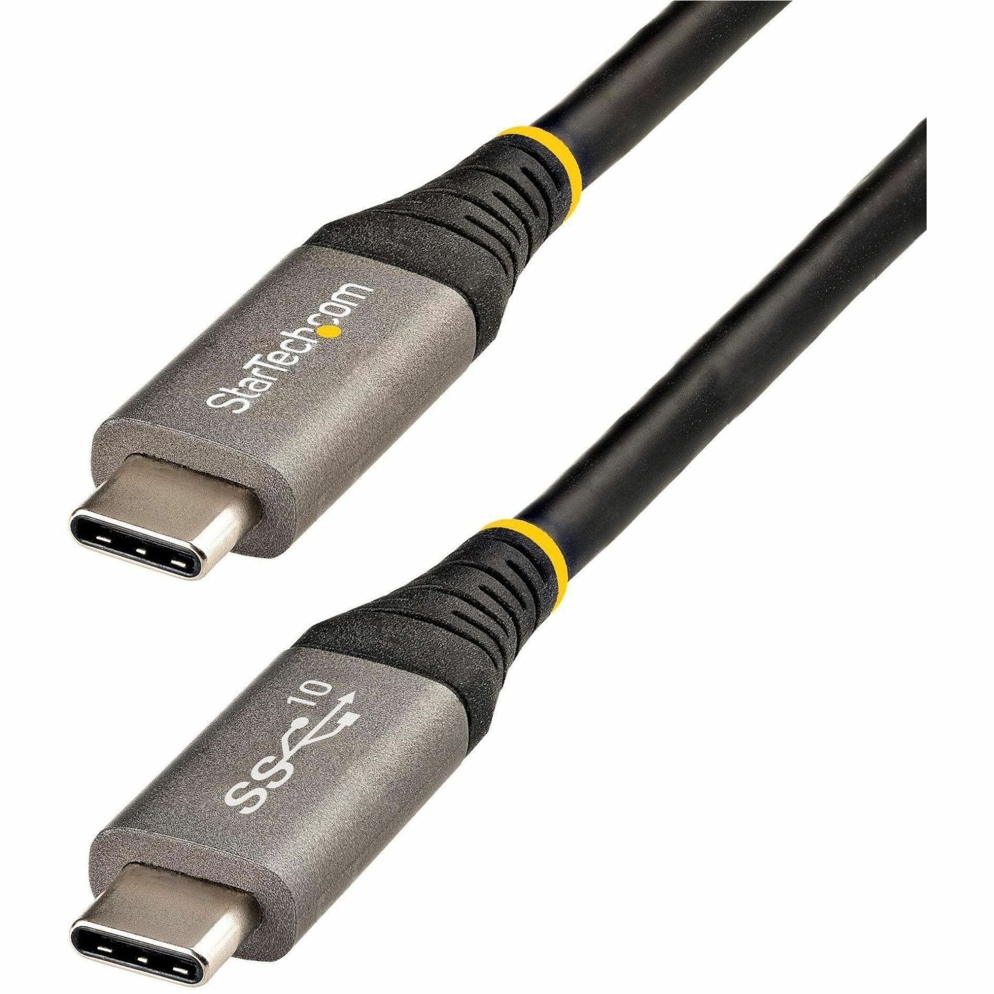 StarTech.com 3ft 1m USB C Cable 10Gbps, USB-IF Certified USB-C Cable, USB 3.1 Type-C Cable, 5A/100W PD, DP Alt Mode, USB C Cord - Soundz Store AUSTRALIA