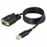 StarTech.com 3ft (1m) USB to Null Modem Serial Adapter Cable, COM Retention, FTDI, RS232, Changeable DB9 Screws/Nuts, Windows/macOS/Linux - Soundz Store AUSTRALIA