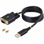 StarTech.com 3ft (1m) USB to Serial Adapter Cable, COM Retention, FTDI IC, DB9 RS232, Interchangeable DB9 Screws/Nuts, Windows/macOS/Linux - Soundz Store AUSTRALIA
