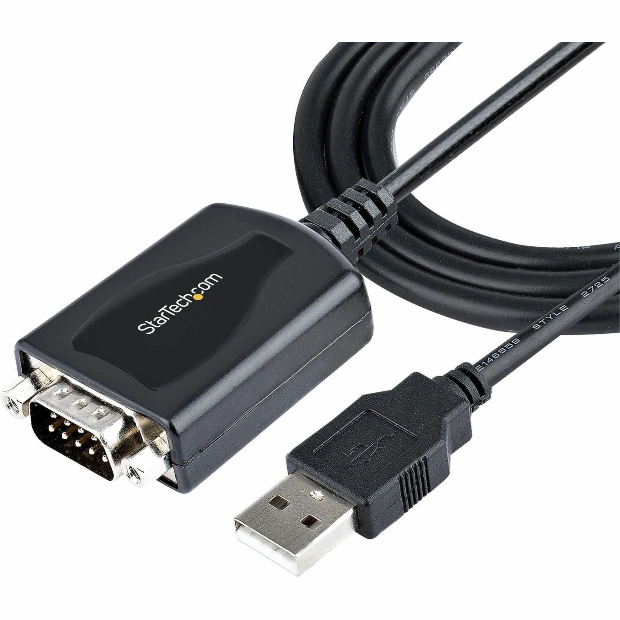 StarTech.com 3ft (1m) USB to Serial Cable with COM Port Retention, DB9 Male RS232 to USB Converter, USB to Serial Adapter, Prolific IC - Soundz Store AUSTRALIA