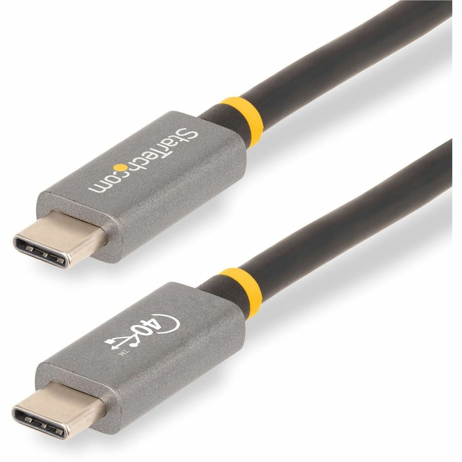 StarTech.com 3ft (1m) USB4 Cable, USB-IF Certified USB-C Cable, 40 Gbps, 100W, 8K 60Hz, Compatible w/Thunderbolt 4/3/USB 3.2, USB Type-C - Soundz Store AUSTRALIA