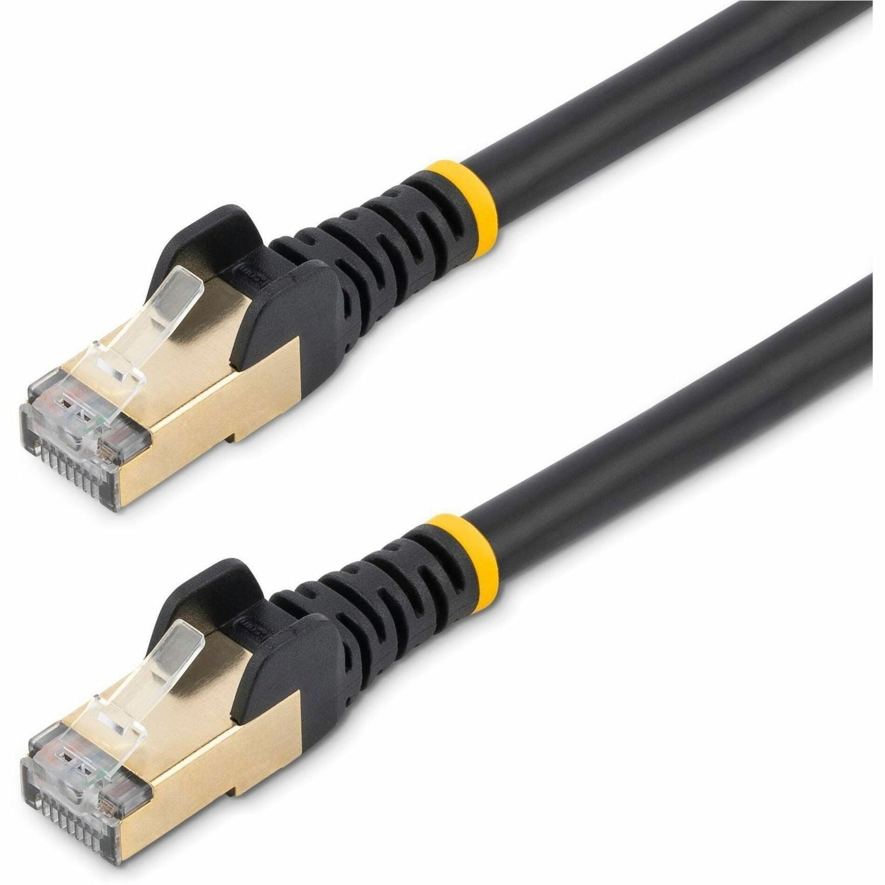 StarTech.com 3ft CAT6a Ethernet Cable - 10 Gigabit Category 6a Shielded Snagless 100W PoE Patch Cord - 10GbE Black UL Certified Wiring/TIA - Soundz Store AUSTRALIA