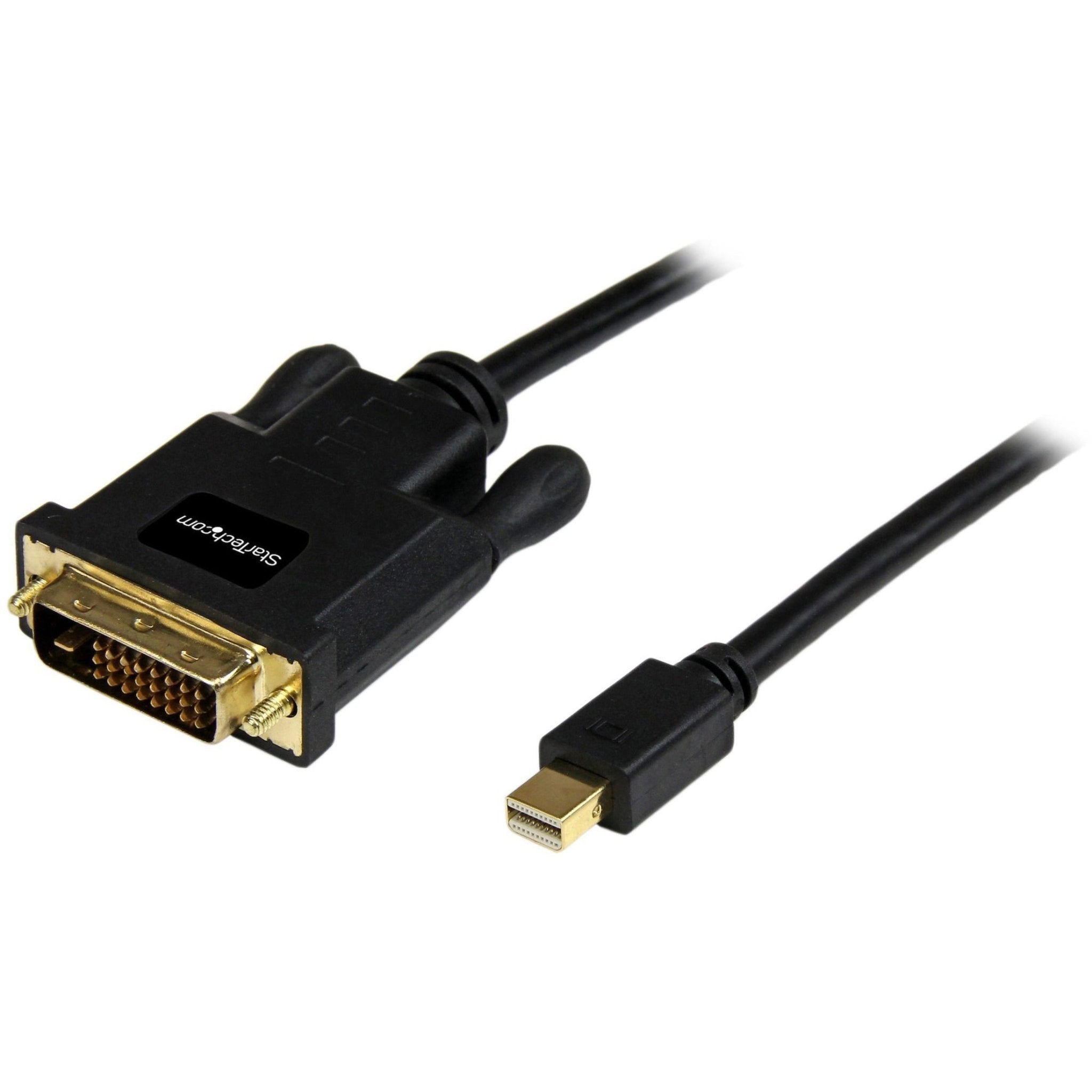 StarTech.com 3ft Mini DisplayPort to DVI Cable, Mini DP to DVI-D Adapter/Converter Cable, 1080p Video, mDP 1.2 to DVI Monitor/Display - Soundz Store AUSTRALIA