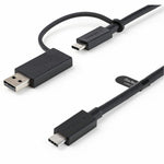 StarTech.com 3ft/1m USB-C Cable with USB-A Adapter Dongle, USB-C to C (10Gbps/PD), USB-A to C (5Gbps), 2-in-1 USB C Cable for Hybrid Dock - Soundz Store AUSTRALIA