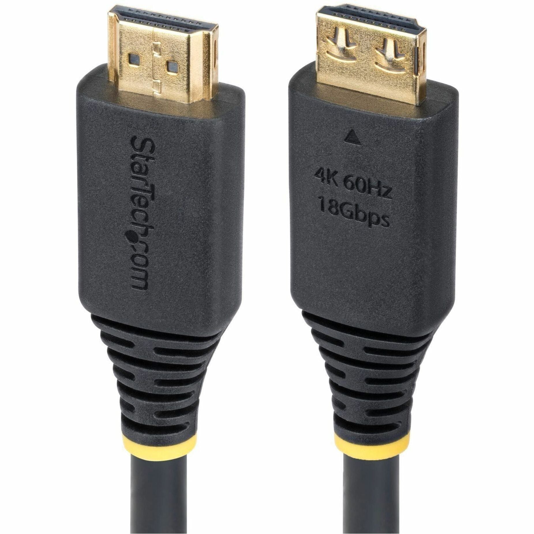 StarTech.com 3m (10ft) High Speed HDMI Cable with Gripping Connectors, 4K 60Hz/1440p 144Hz, 18Gbps, UHD HDMI 2.0 Cord, TPE Jacket - Soundz Store AUSTRALIA