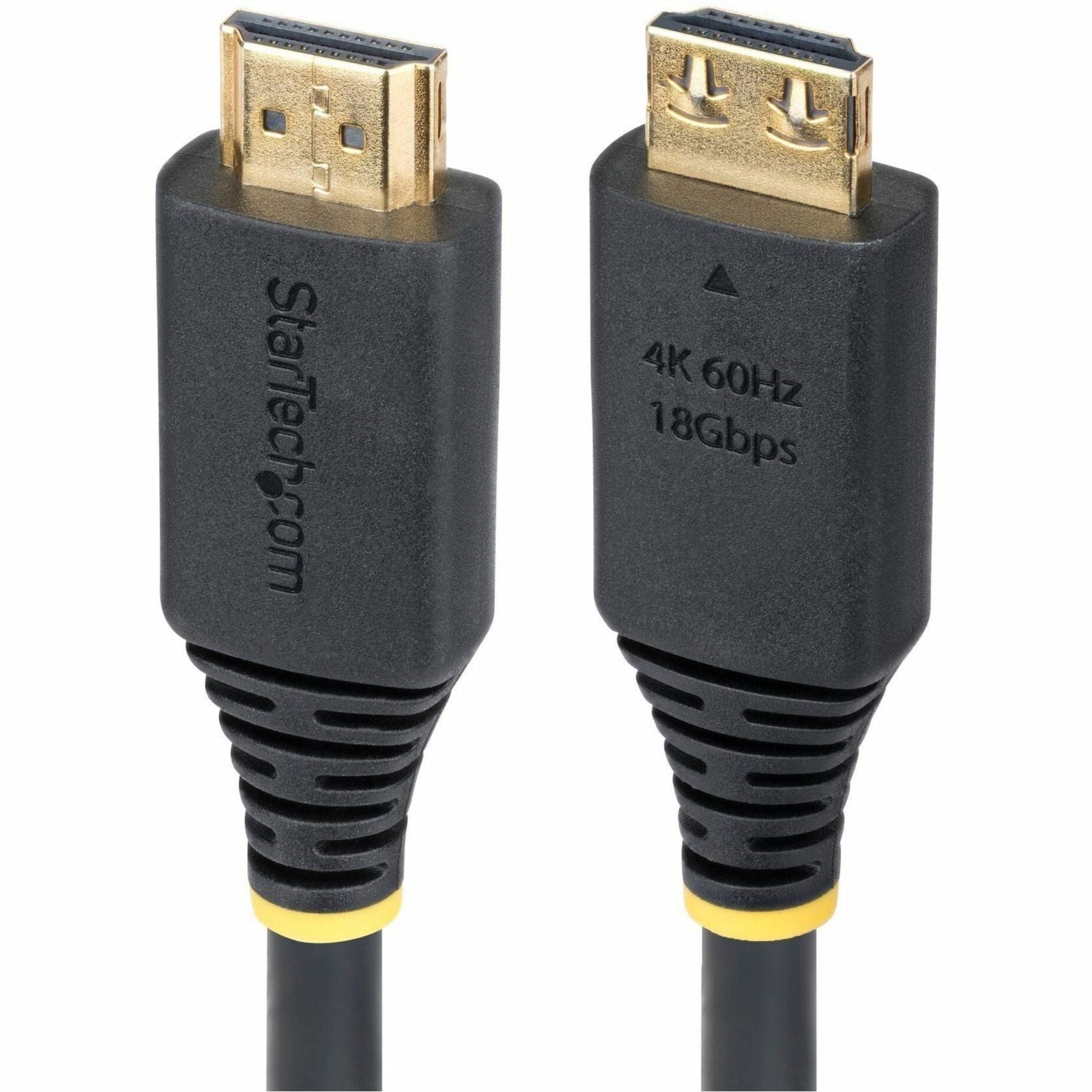 StarTech.com 3m (10ft) High Speed HDMI Cable with Gripping Connectors, 4K 60Hz/1440p 144Hz, 18Gbps, UHD HDMI 2.0 Cord, TPE Jacket - Soundz Store AUSTRALIA